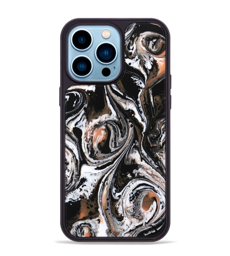 iPhone 14 Pro Max ResinArt Phone Case - Alia (Black & White, 732571)