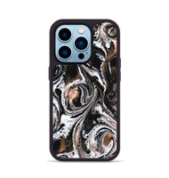 iPhone 14 Pro ResinArt Phone Case - Alia (Black & White, 732571)