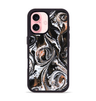 iPhone 16 ResinArt Phone Case - Alia (Black & White, 732571)