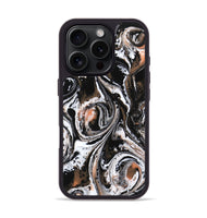 iPhone 16 Pro ResinArt Phone Case - Alia (Black & White, 732571)