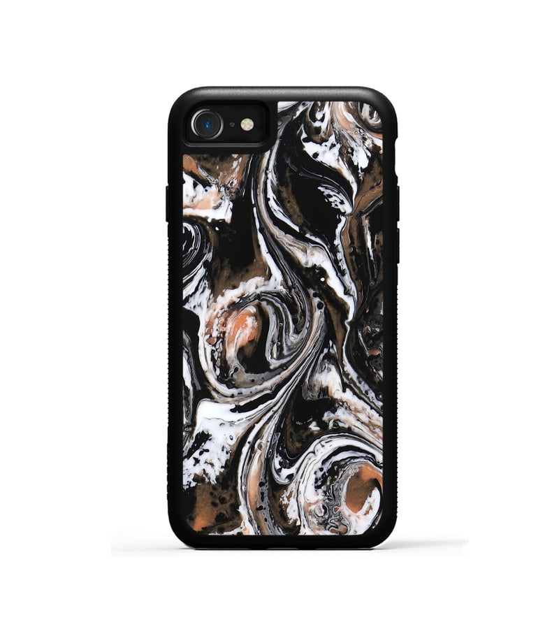 iPhone SE ResinArt Phone Case - Alia (Black & White, 732571)