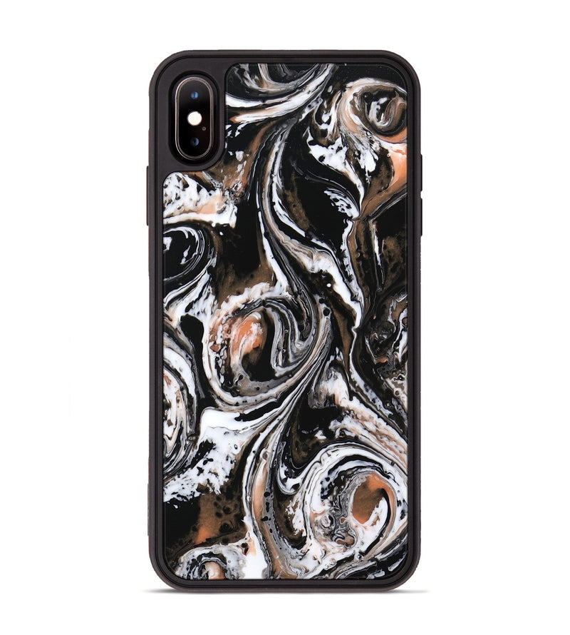 iPhone Xs Max ResinArt Phone Case - Alia (Black & White, 732571)