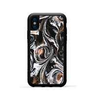 iPhone Xs ResinArt Phone Case - Alia (Black & White, 732571)