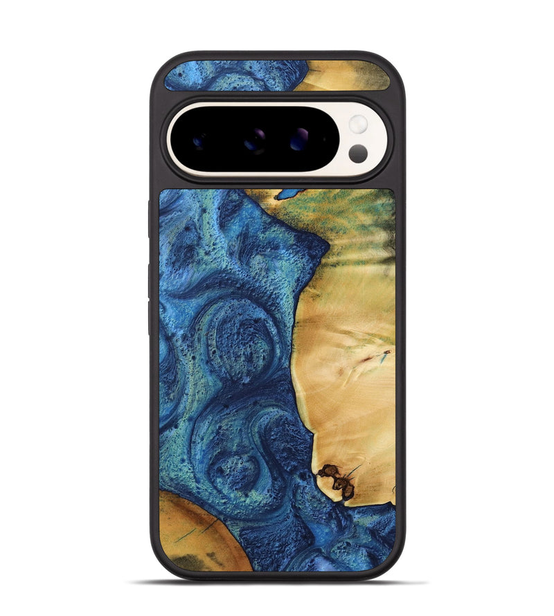 Pixel 9 Pro Wood Phone Case - Blas (Blue, 732573)