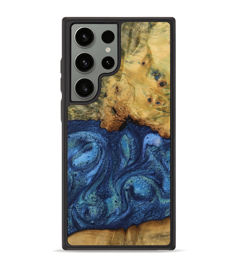 Galaxy S23 Ultra Wood Phone Case - Vernal (Blue, 732587)