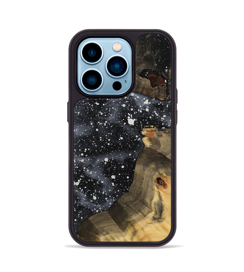 iPhone 14 Pro Wood Phone Case - Jaclin (Cosmos, 732592)