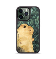 iPhone 13 Pro Wood Phone Case - Tiffie (Green, 732604)