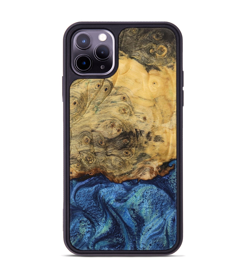 iPhone 11 Pro Max Wood Phone Case - Fount (Blue, 732611)