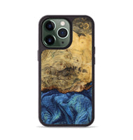 iPhone 13 Pro Wood Phone Case - Fount (Blue, 732611)