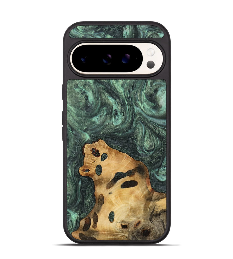 Pixel 9 Pro Wood Phone Case - Purnam (Green, 732616)