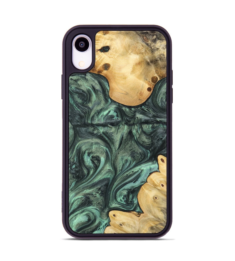 iPhone Xr Wood Phone Case - Rosario (Green, 732619)