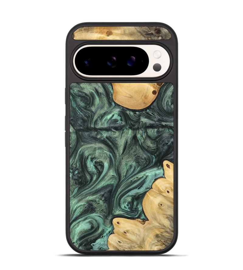 Pixel 9 Pro Wood Phone Case - Rosario (Green, 732619)