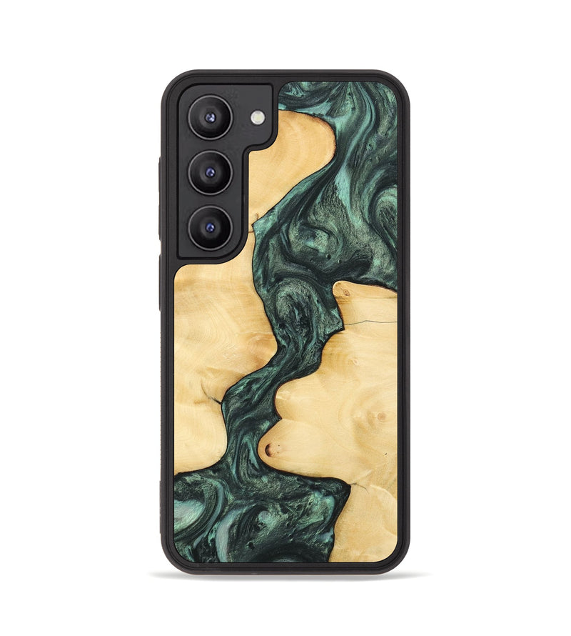 Galaxy S23 Wood Phone Case - Samuel (Green, 732621)