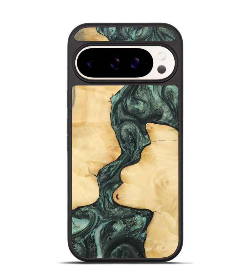 Pixel 9 Pro Wood Phone Case - Samuel (Green, 732621)