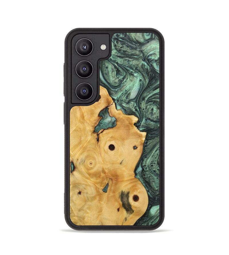 Galaxy S23 Wood Phone Case - Noel (Green, 732625)