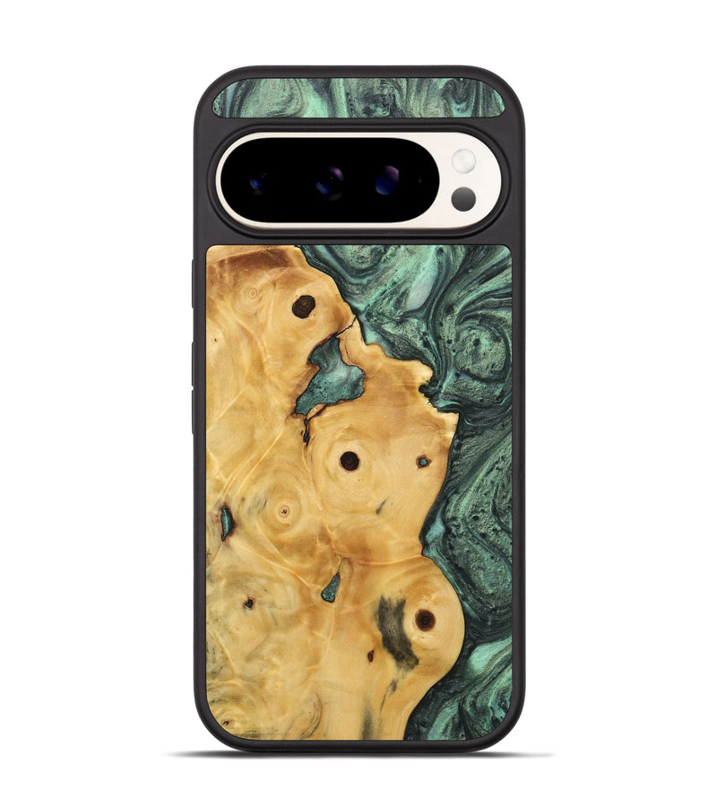 Pixel 9 Pro Wood Phone Case - Noel (Green, 732625)