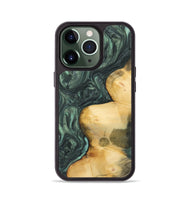 iPhone 13 Pro Wood Phone Case - Ruthi (Green, 732628)