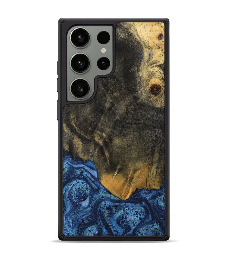 Galaxy S24 Ultra Wood Phone Case - Alline (Blue, 732631)