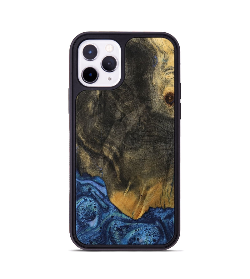 iPhone 11 Pro Wood Phone Case - Alline (Blue, 732631)