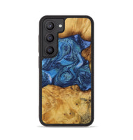 Galaxy S23 Wood Phone Case - Bettina (Blue, 732634)