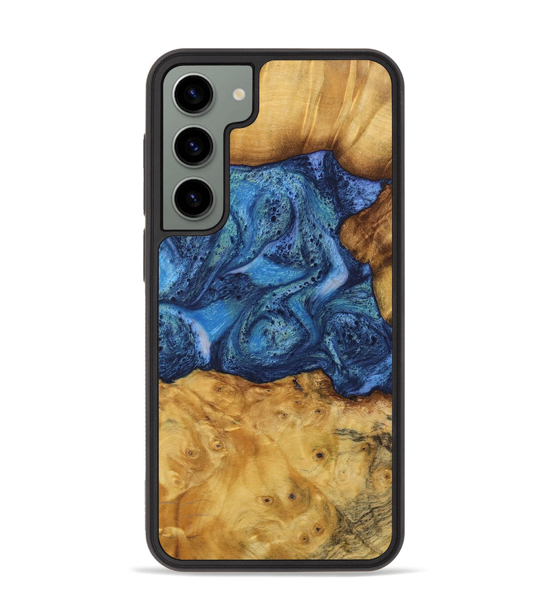 Galaxy S23 Plus Wood Phone Case - Bettina (Blue, 732634)