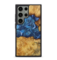 Galaxy S24 Ultra Wood Phone Case - Bettina (Blue, 732634)