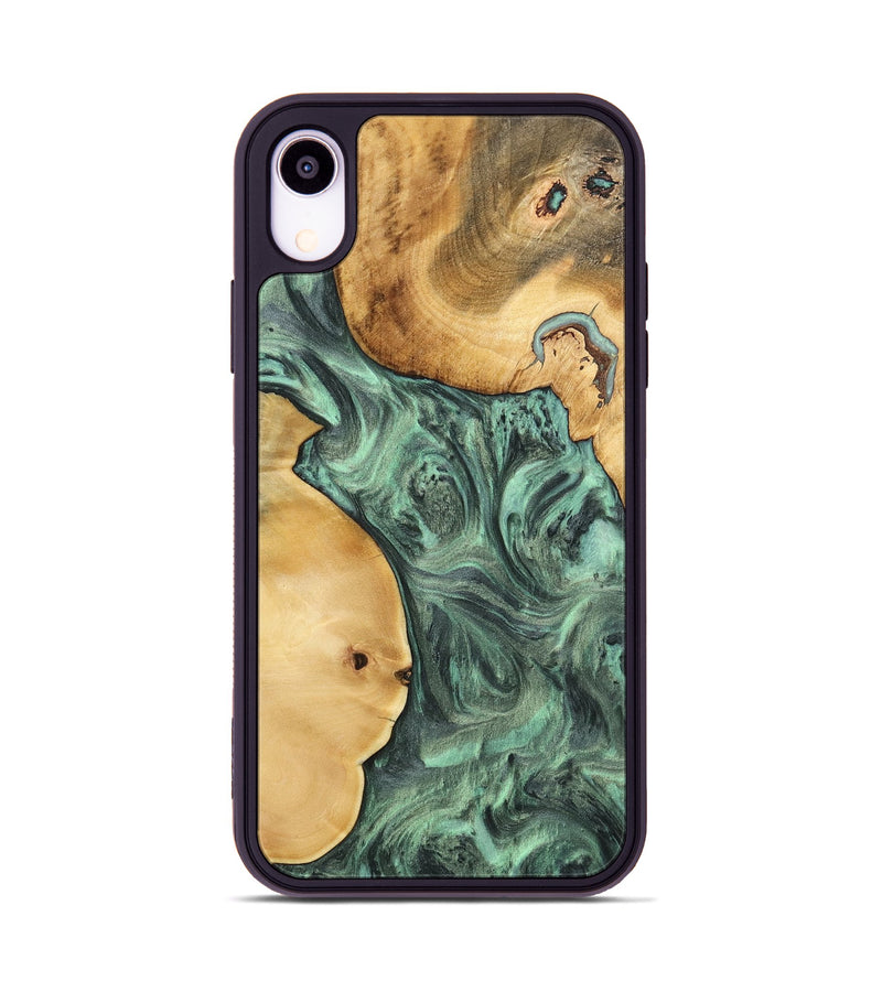 iPhone Xr Wood Phone Case - Rivi (Green, 732637)