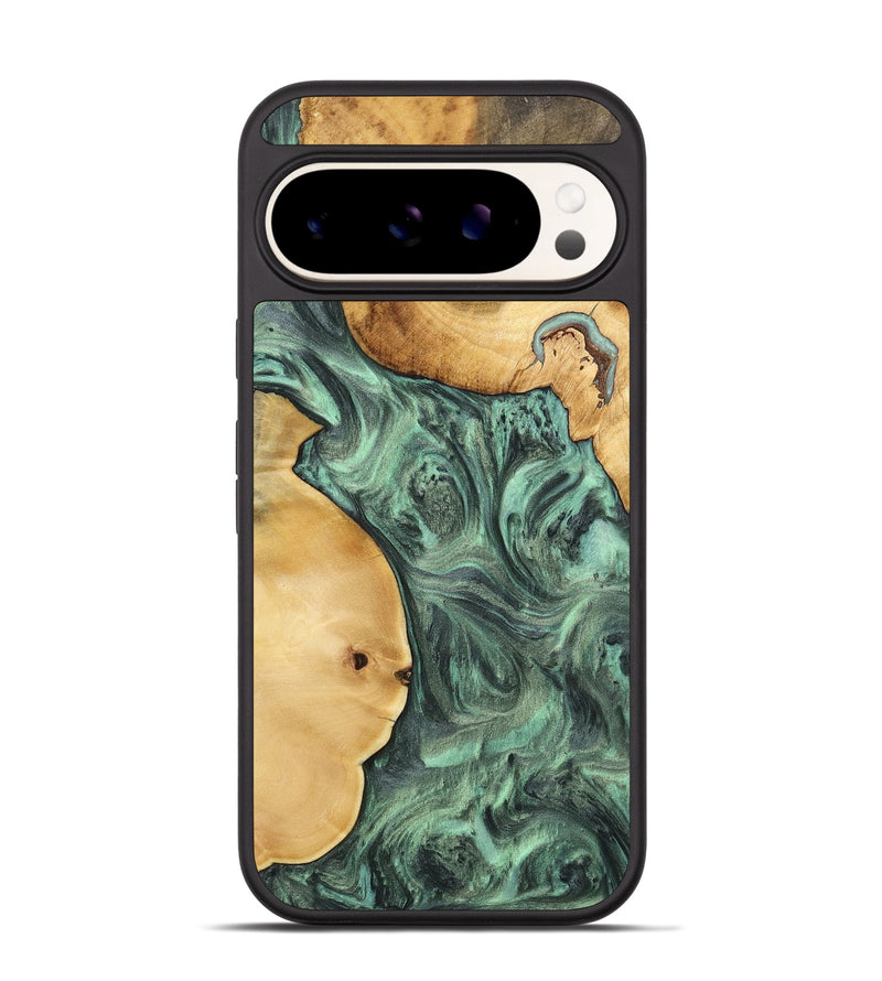 Pixel 9 Pro Wood Phone Case - Rivi (Green, 732637)