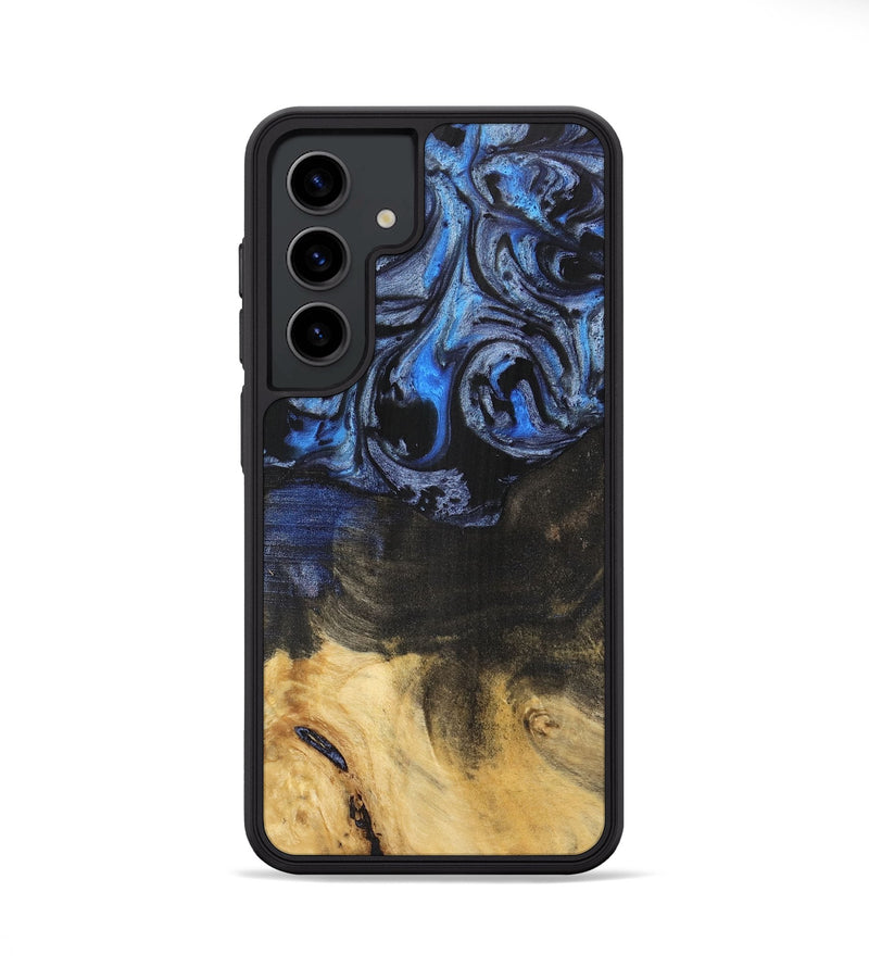 Galaxy S24 Wood Phone Case - Orelia (Blue, 732908)