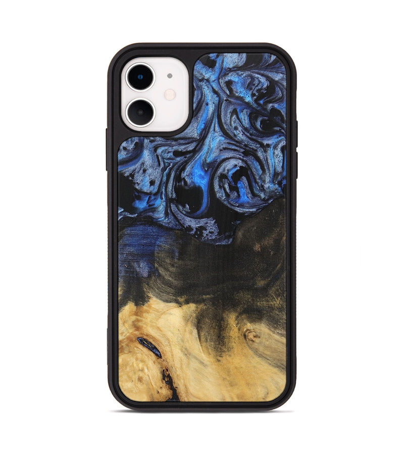 iPhone 11 Wood Phone Case - Orelia (Blue, 732908)