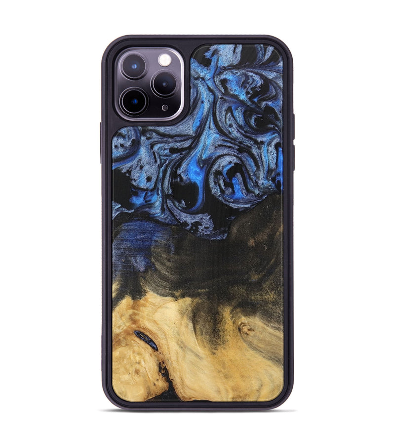 iPhone 11 Pro Max Wood Phone Case - Orelia (Blue, 732908)