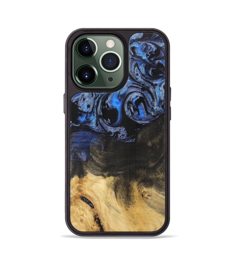 iPhone 13 Pro Wood Phone Case - Orelia (Blue, 732908)