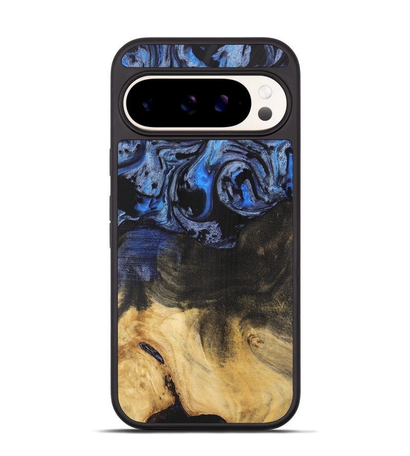 Pixel 9 Wood Phone Case - Orelia (Blue, 732908)