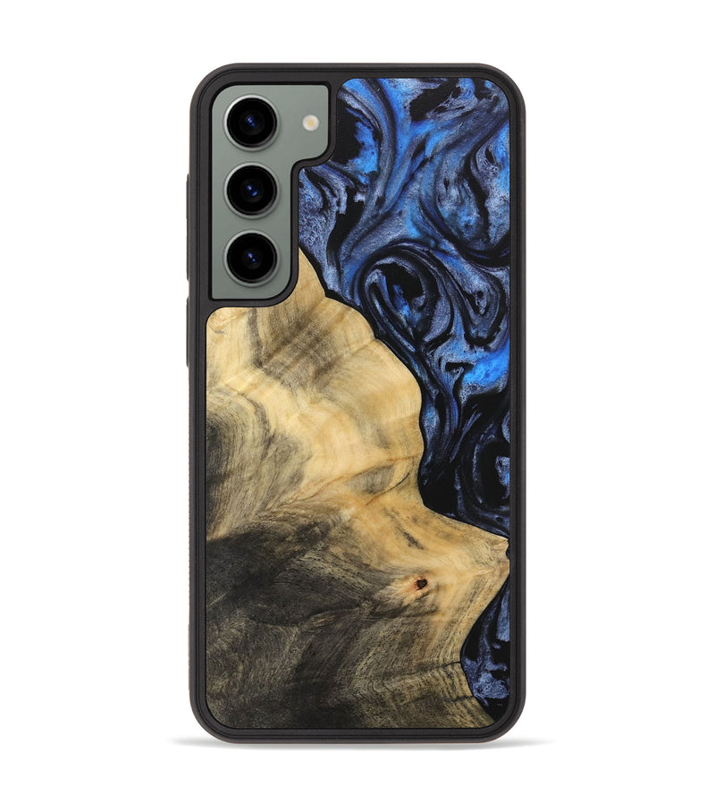 Galaxy S23 Plus Wood Phone Case - Iteam (Blue, 732909)