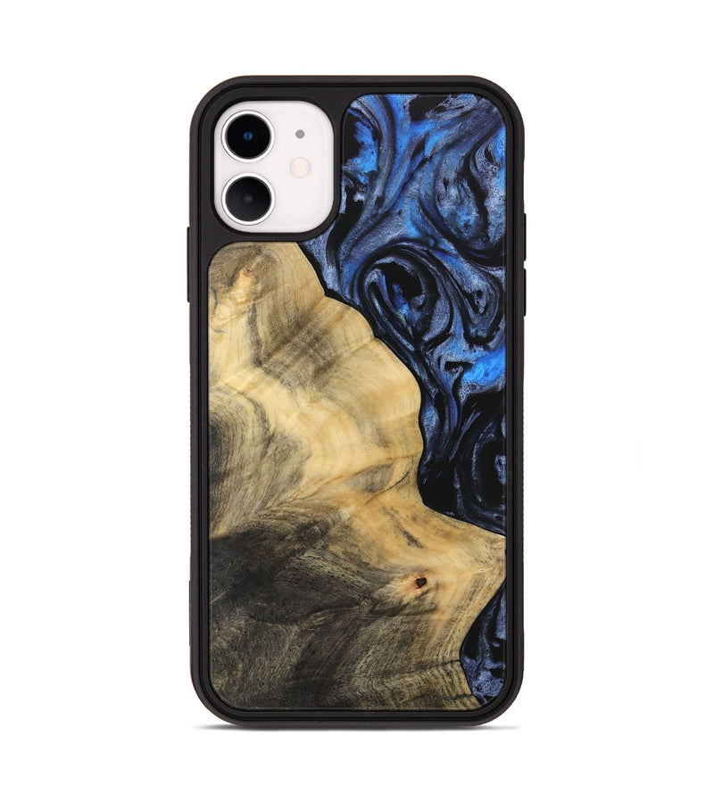 iPhone 11 Wood Phone Case - Iteam (Blue, 732909)