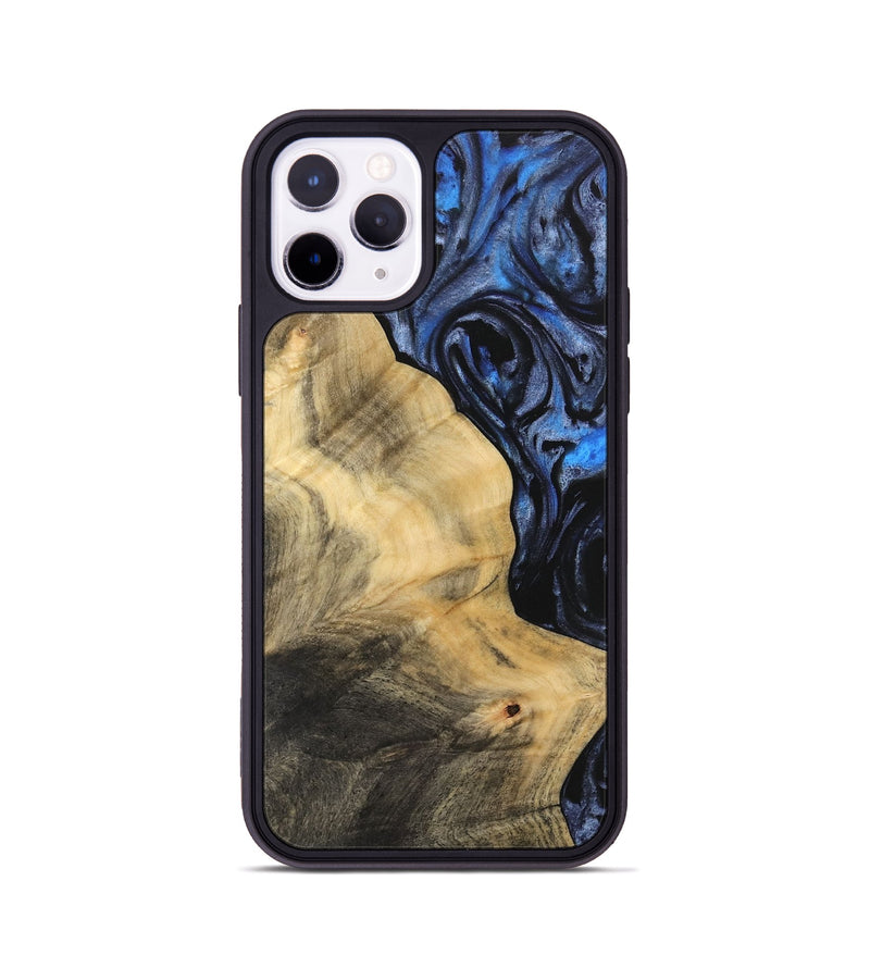 iPhone 11 Pro Wood Phone Case - Iteam (Blue, 732909)