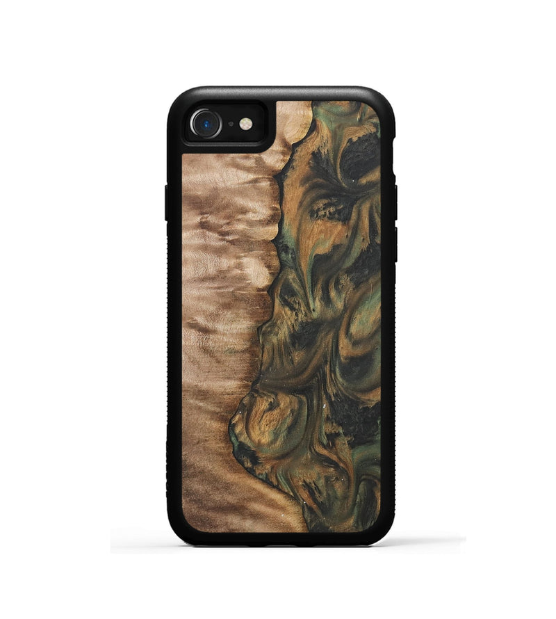 iPhone SE Wood Phone Case - Dante (Green, 732943)