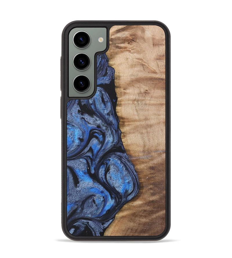 Galaxy S23 Plus Wood Phone Case - Manda (Blue, 732945)