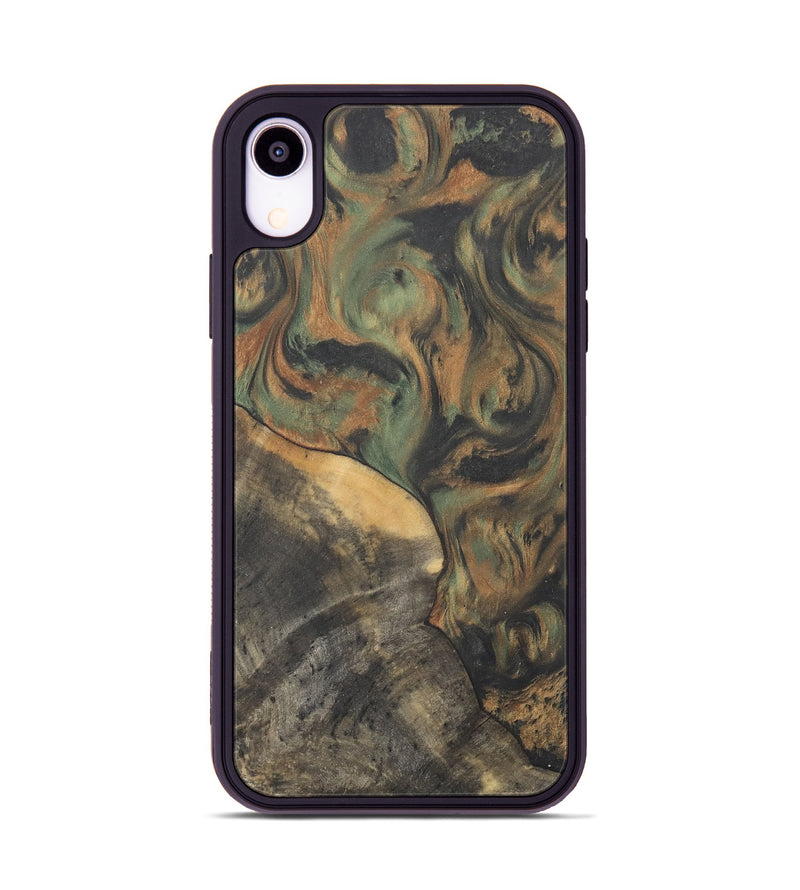 iPhone Xr Wood Phone Case - Eduardo (Green, 732948)