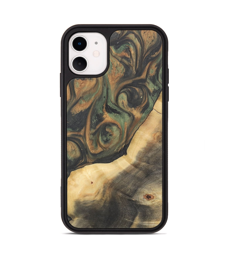 iPhone 11 Wood Phone Case - Terry (Green, 732949)