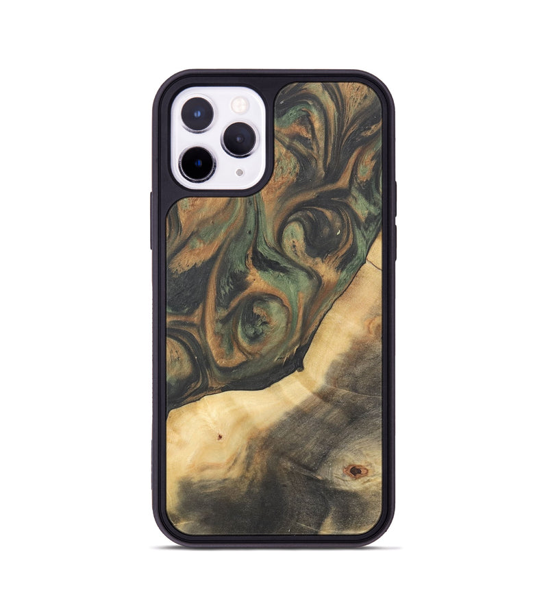 iPhone 11 Pro Wood Phone Case - Terry (Green, 732949)