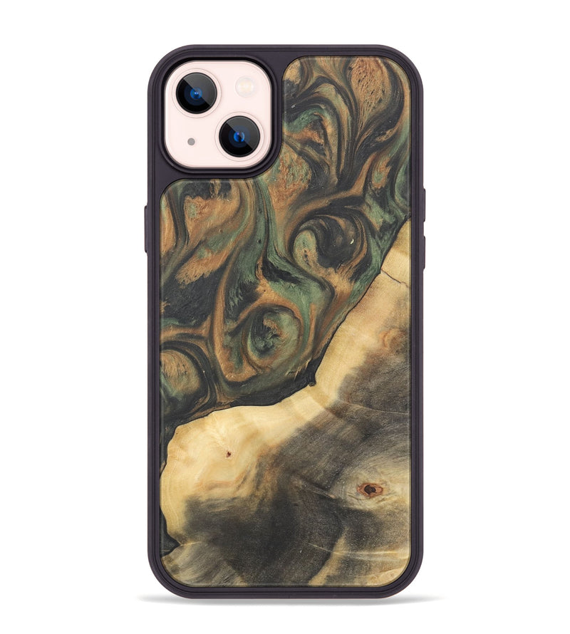 iPhone 14 Plus Wood Phone Case - Terry (Green, 732949)