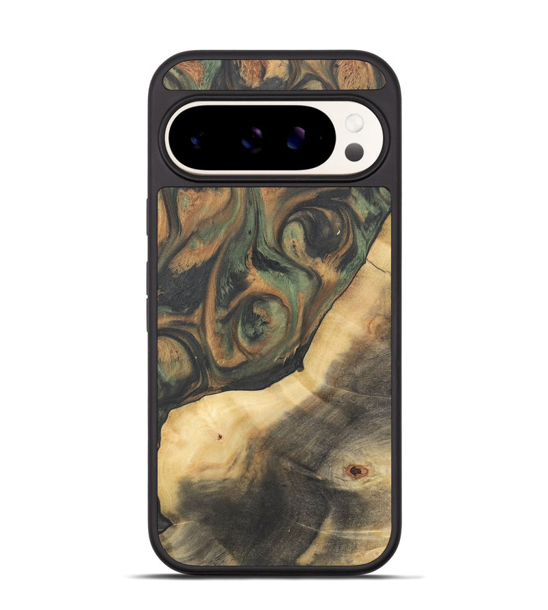 Pixel 9 Wood Phone Case - Terry (Green, 732949)