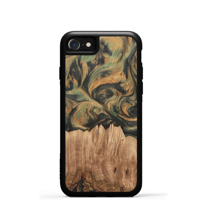 iPhone SE Wood Phone Case - Betti (Green, 732950)