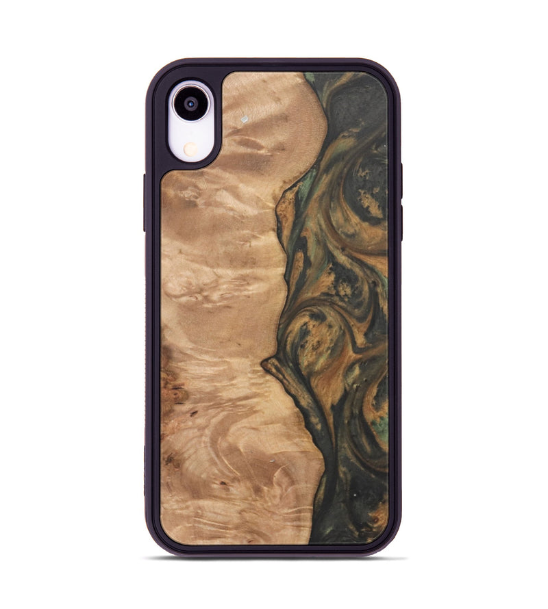 iPhone Xr Wood Phone Case - Cherryl (Green, 732956)