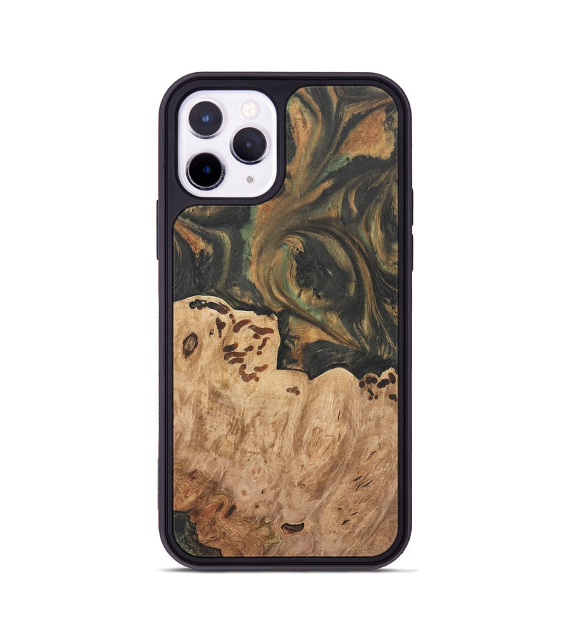 iPhone 11 Pro Wood Phone Case - Dyann (Green, 732965)