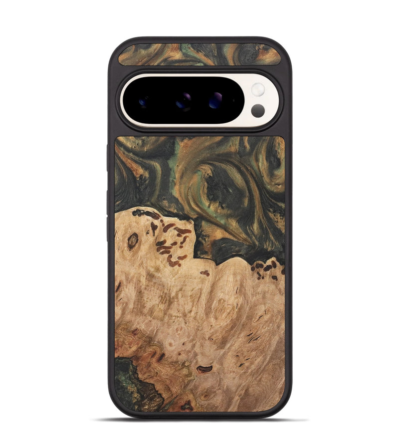 Pixel 9 Wood Phone Case - Dyann (Green, 732965)