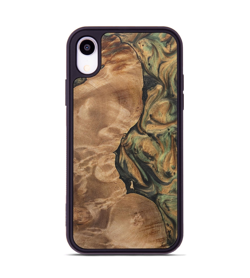 iPhone Xr Wood Phone Case - Leung (Green, 732968)