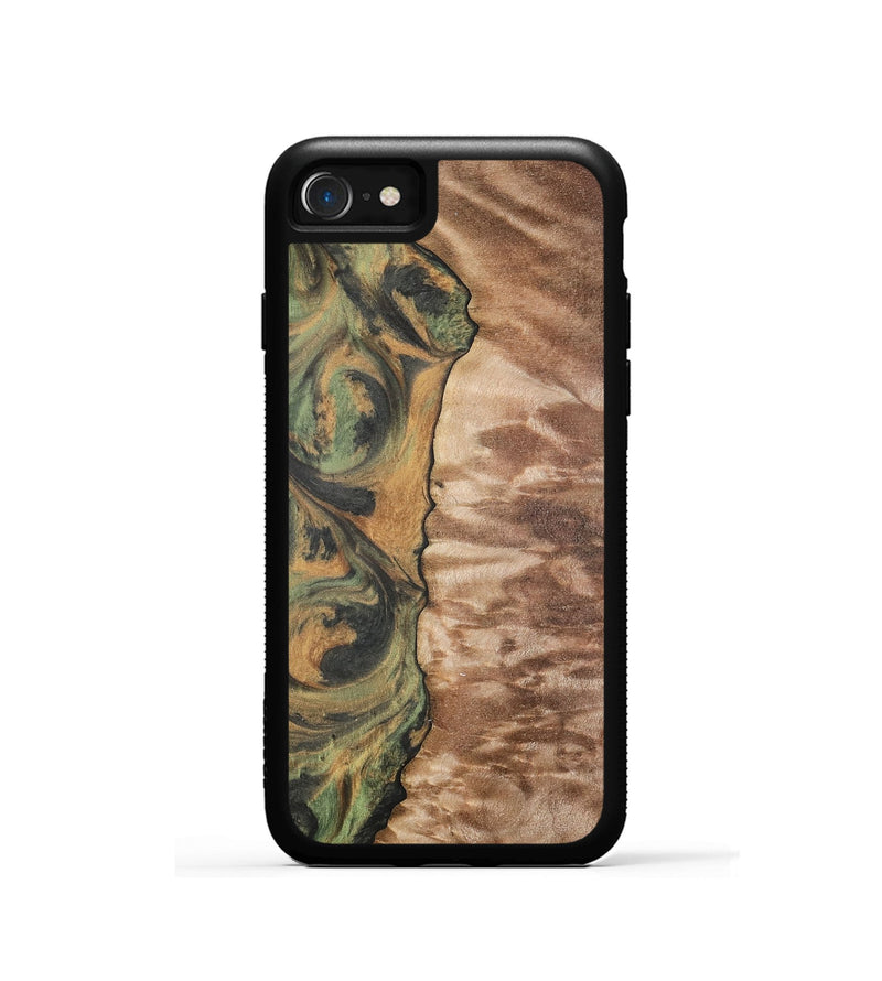 iPhone SE Wood Phone Case - Dael (Green, 732971)