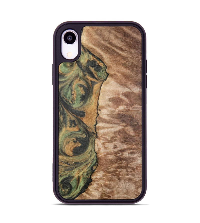 iPhone Xr Wood Phone Case - Dael (Green, 732971)